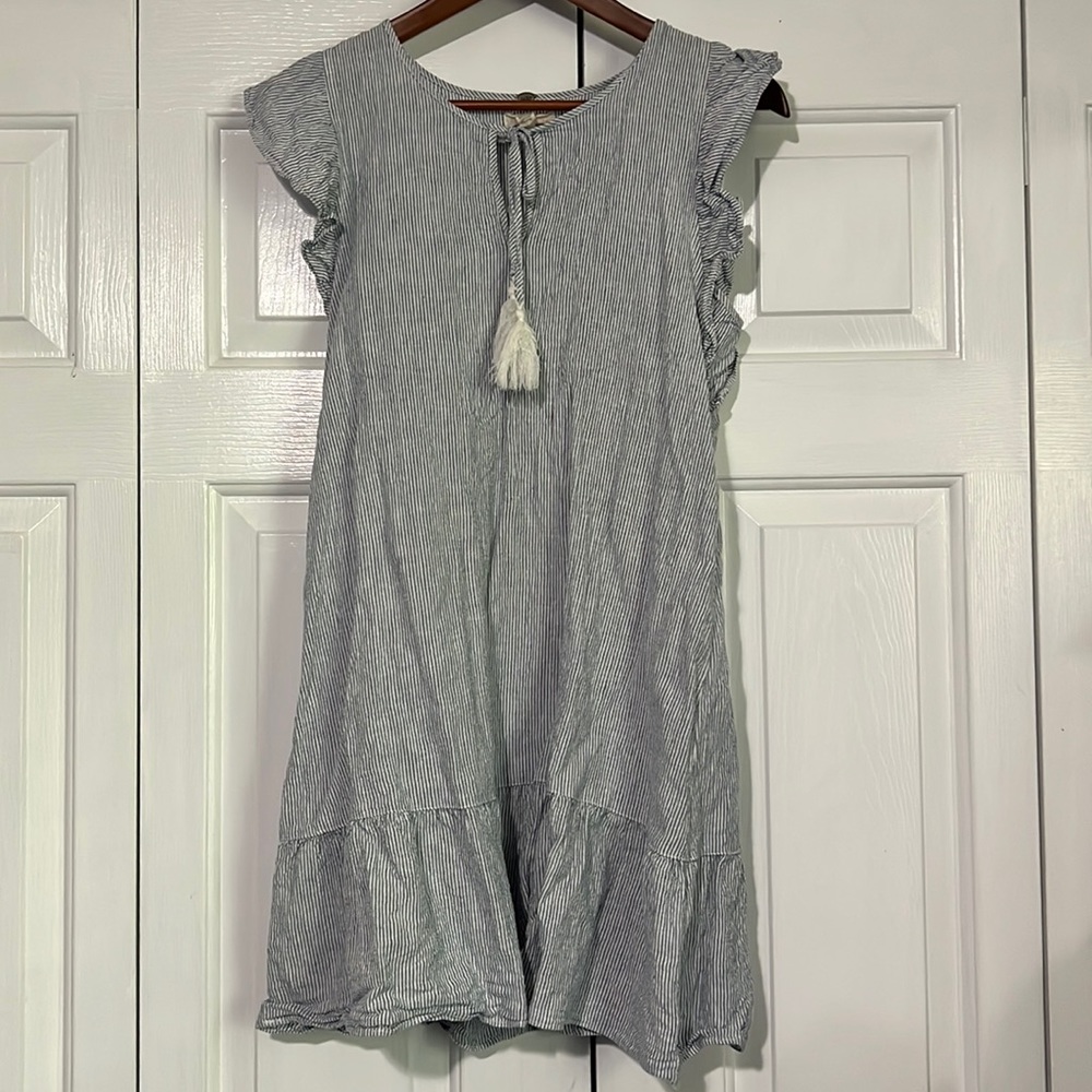 Cupio blue & white dress size s